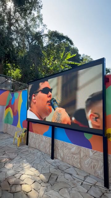 Música e telão