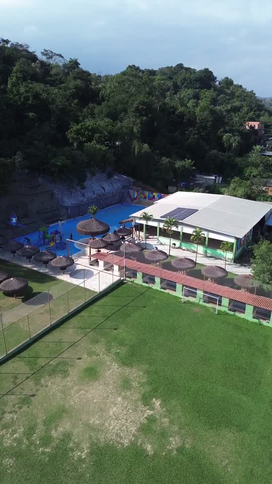 Vista aérea do Sítio Recanto do Rei